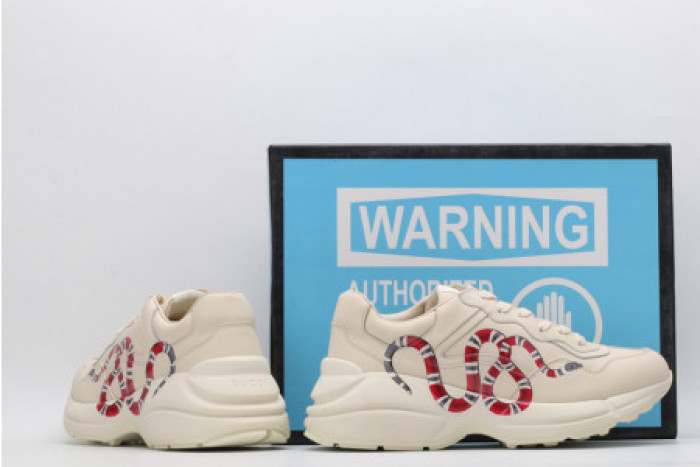 G*u*i rhyton leather sneaker