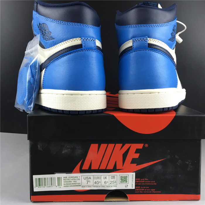 Air Jordan 1 Retro High OG “Obsidian” 555088-140